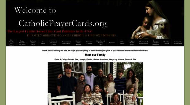 catholicprayercards.com