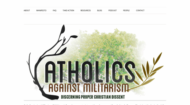 catholicsagainstmilitarism.com
