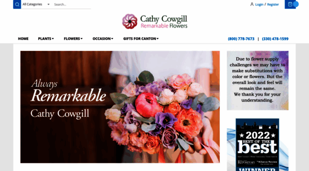 cathycowgillflowers.com