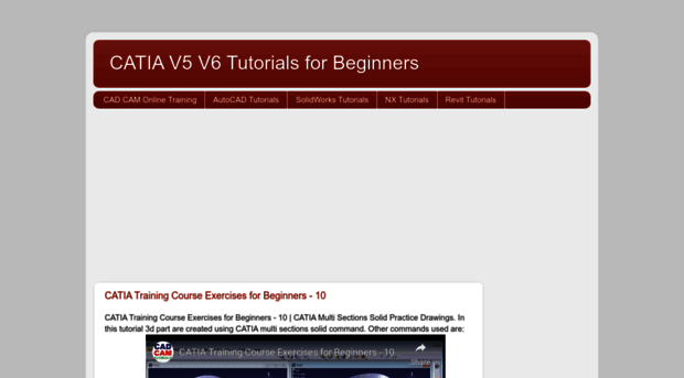 catiav5v6videotutorials.caddsoftsolutions.com