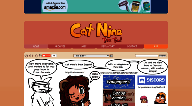 catnine.comicgenesis.com