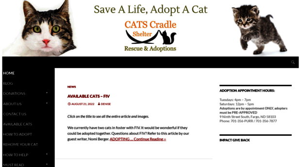 catscradleshelter.org