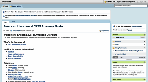 catsenglish3.pbworks.com