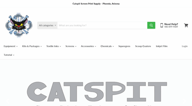 catspitscreenprintsupply.com