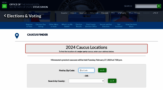 caucusfinder.sos.state.mn.us