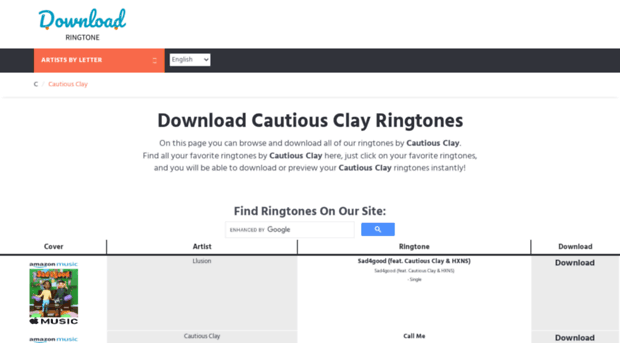 cautiousclay.download-ringtone.com