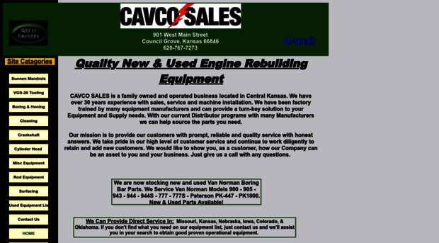 cavcosales.com