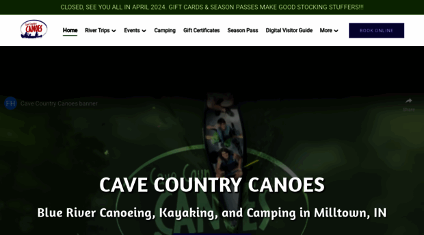 cavecountrycanoes.com