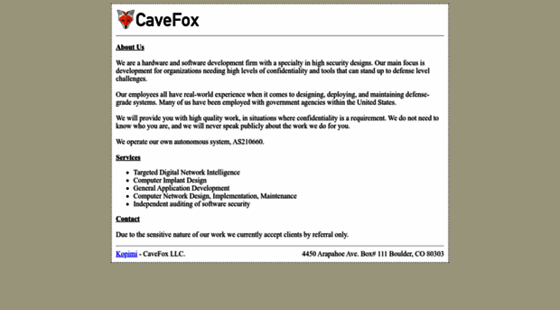 cavefox.net