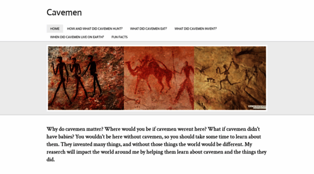 cavemenfacts.weebly.com