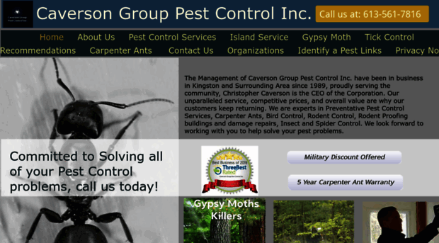 caversongrouppestcontrol.com