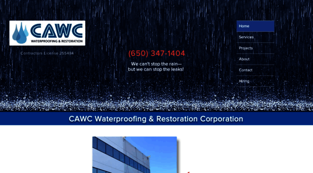 cawcwaterproofing.com