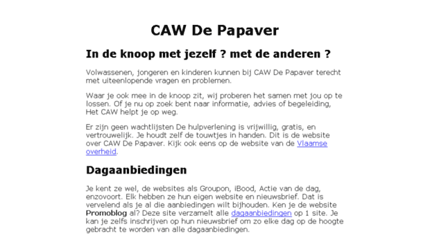 cawdepapaver.be