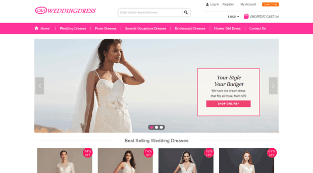 caweddingdress.com