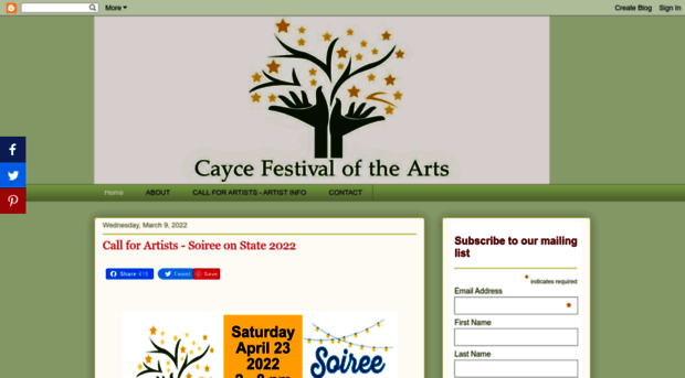 caycefestivalofthearts.blogspot.com