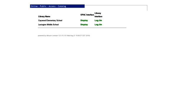 caywood.booksys.net