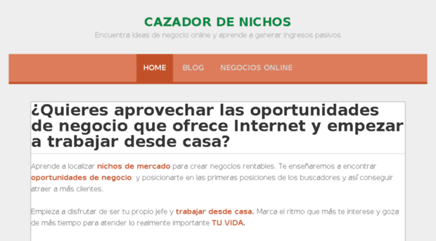 cazadordenichos.com