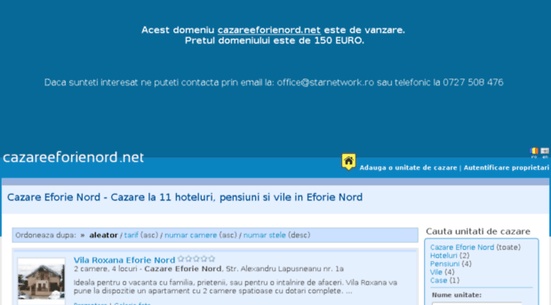 cazareeforienord.net