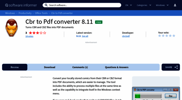 cbr-to-pdf-converter.software.informer.com