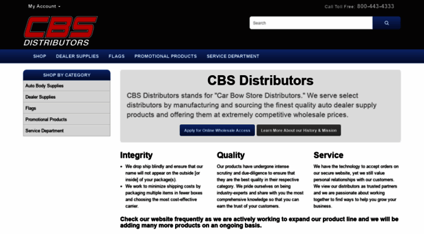 cbsdistributors.com