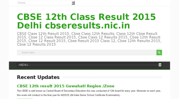 cbse12thclassresult2015.in