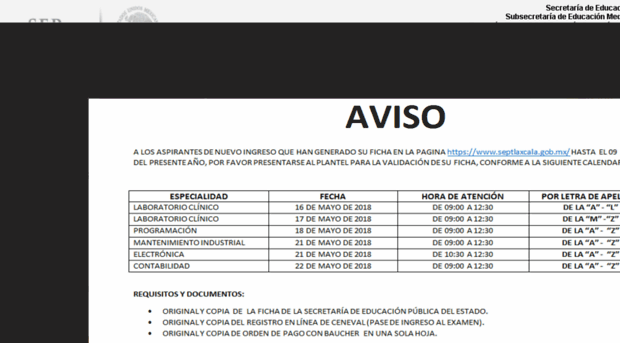 cbtis003.edu.mx - Inicio - Cbtis 003