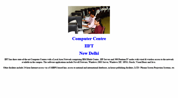 cc.iift.ac.in