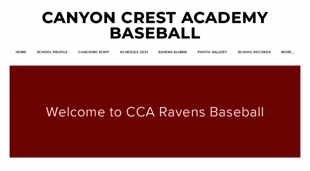 ccaravensbaseball.com