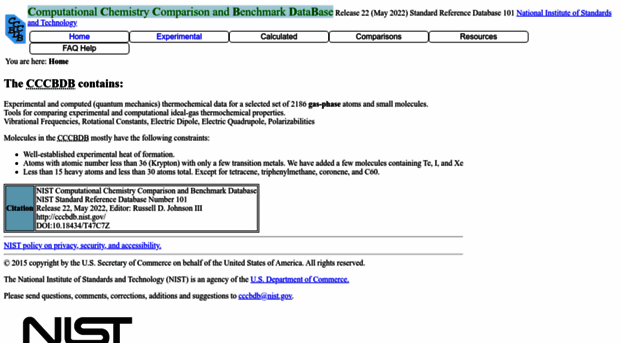 cccbdb.nist.gov