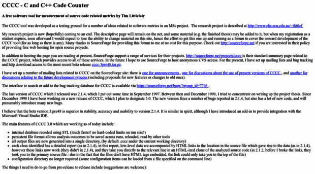 cccc.sourceforge.net