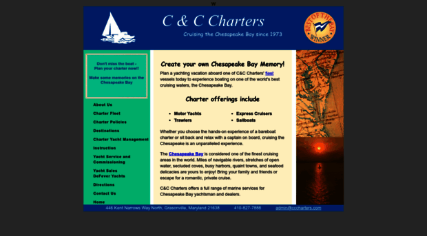 cccharters.com