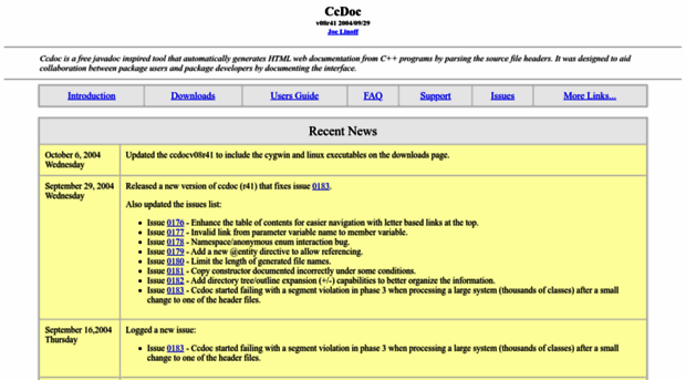 ccdoc.sourceforge.net