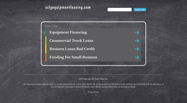 cclgequipmentleasing.com