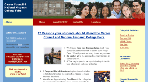 ccnhcfcollegefairs.com