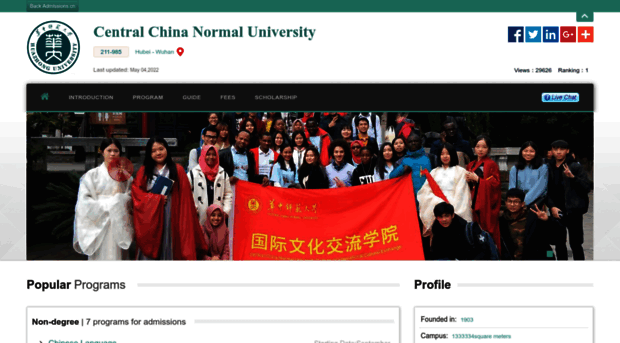 ccnu.admissions.cn