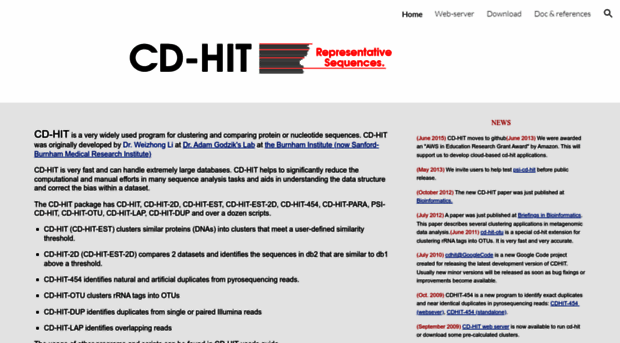 cd-hit.org