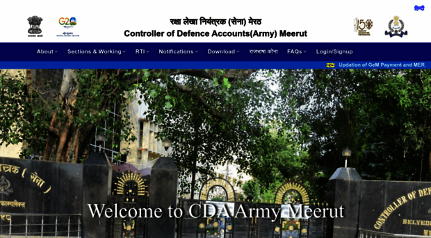 cdaarmymeerut.nic.in