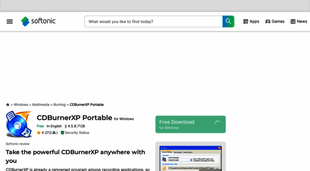 cdburnerxp-portable.en.softonic.com