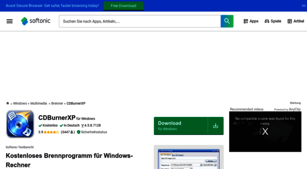 cdburnerxp-pro-32-bit.softonic.de