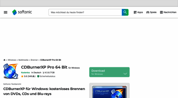 cdburnerxp-pro-64-bit.softonic.de