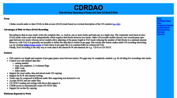 cdrdao.sf.net