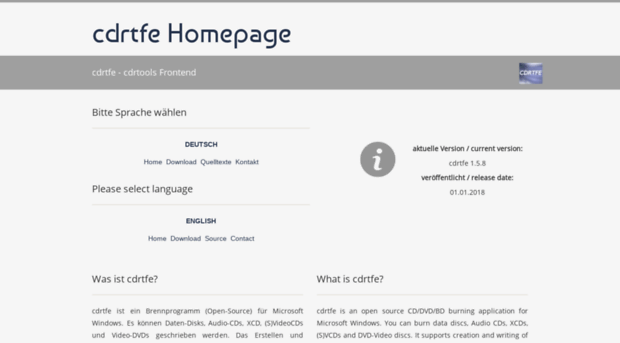 cdrtfe.sourceforge.io