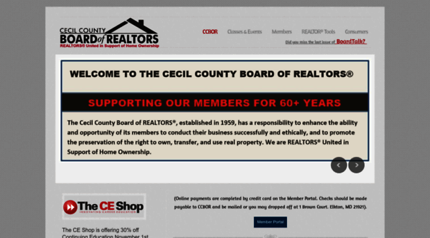 cecilcountyboardofrealtors.com