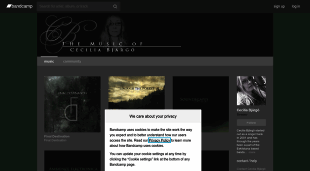 ceciliabjargo.bandcamp.com