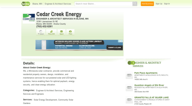 cedar-creek-energy.hub.biz