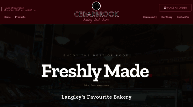 cedarbrookbakerydeli.com