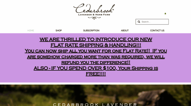 cedarbrooklavender.com