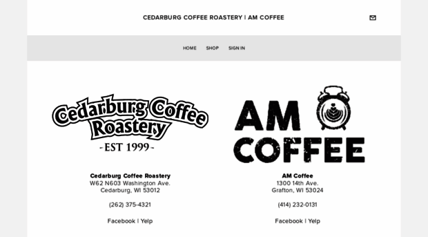 cedarburgcoffee.com