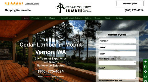 cedarcountrylumber.com