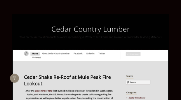 cedarcountrylumber.net